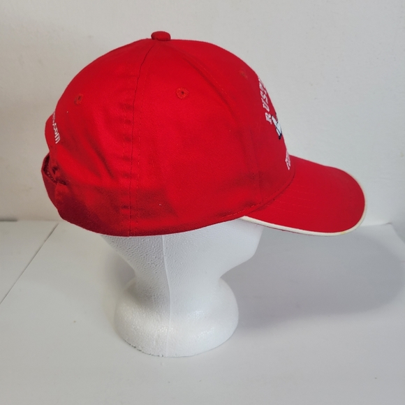 Mens Rusty Myers Flying Service Red Adjustable Hat by Kay Jet - Picture 4 of 6